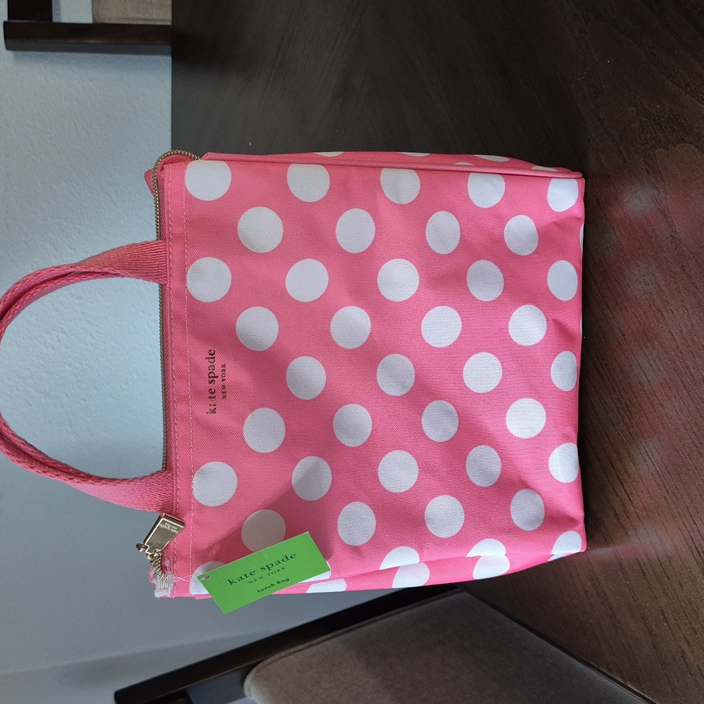 Kate Spade pink dot, Lunch bag